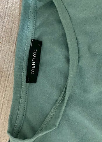 Koyu Mavi Kısa Kollu Pamuklu Kadın Tişört - Görsel 3