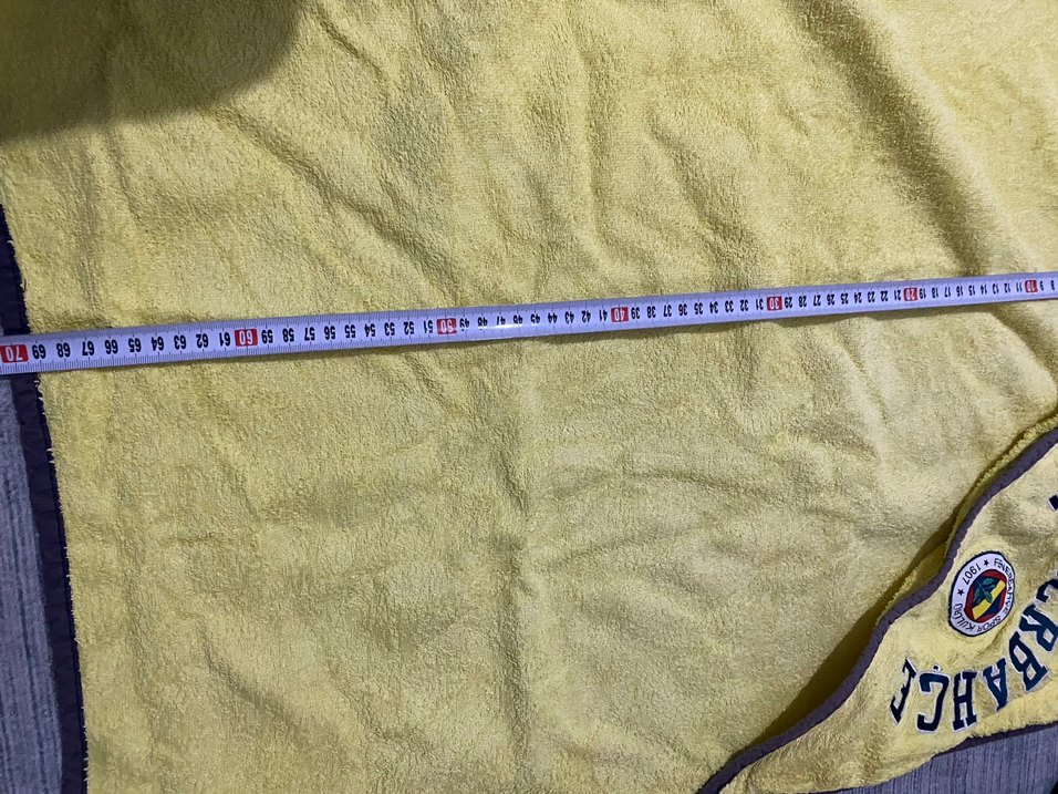 Sarı Nakışlı Fenerbahçe Havlusu - Görsel 4