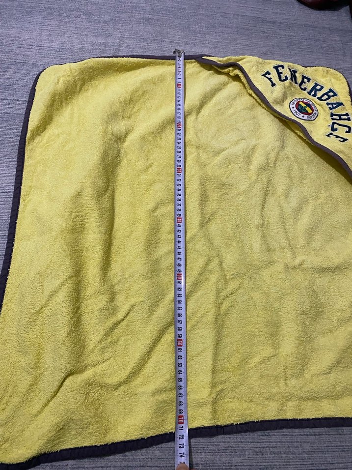 Sarı Nakışlı Fenerbahçe Havlusu - Görsel 2