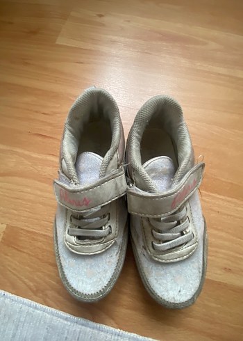 Kız Çocuk Gri Cırtcırtlı Spor  ayakkabı 27 no - Görsel 4
