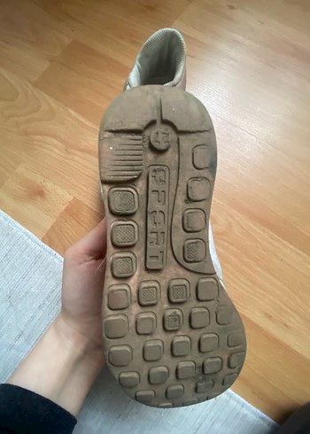 Kız Çocuk Gri Cırtcırtlı Spor  ayakkabı 27 no - Görsel 2