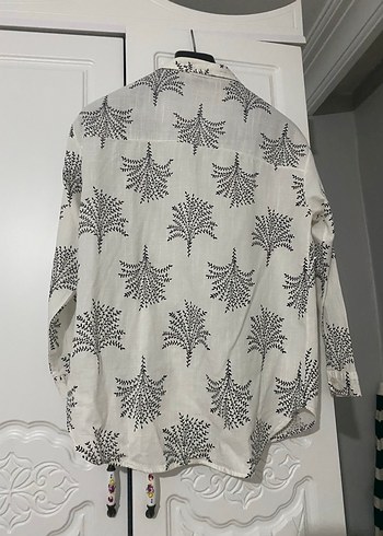 Bohem Desenli Uzun Kollu Kadın Gömlek - Görsel 2