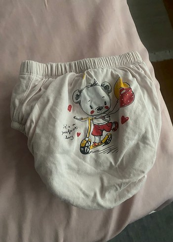 Beyaz Bebek İç Çamaşırı Seti 2-3 yaş işime kilodu - Görsel 3