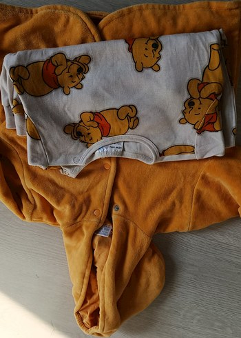 Sarı Erkek Çocuk ceket  ve Tulum Seti - Görsel 3