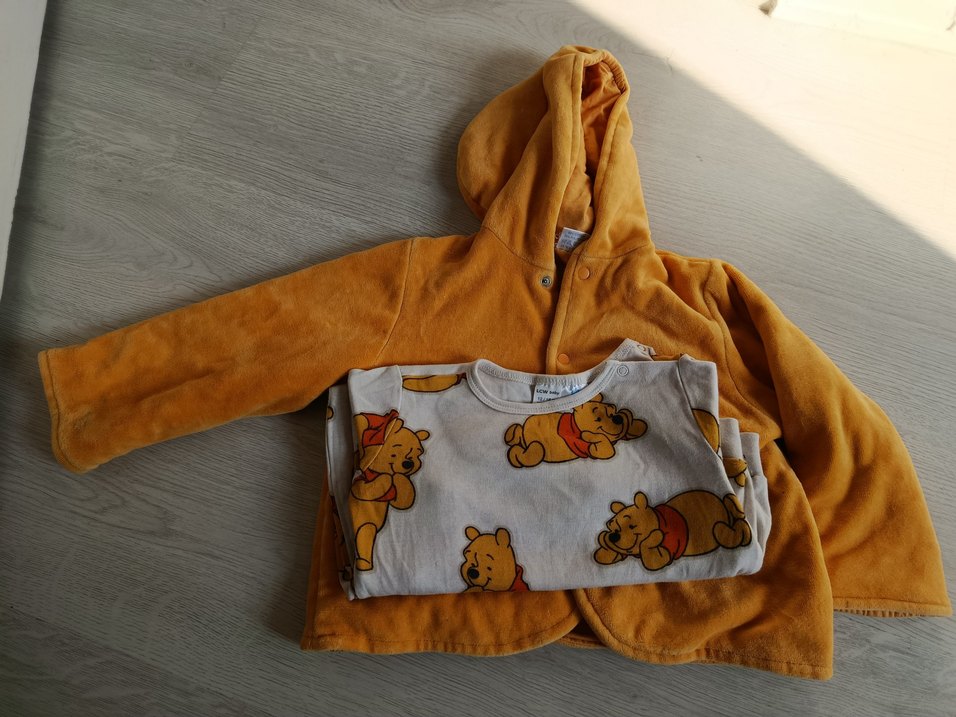 Sarı Erkek Çocuk ceket  ve Tulum Seti - Görsel 2