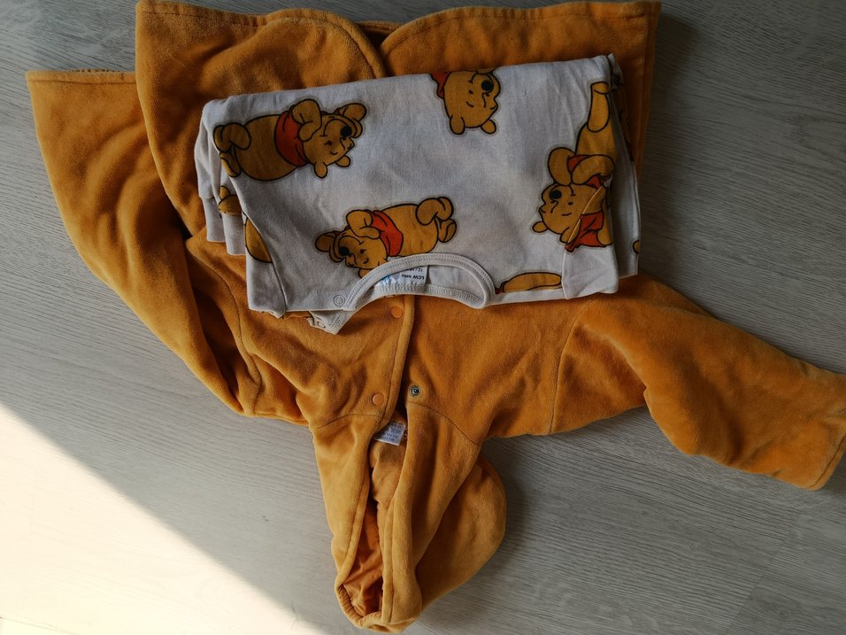 Sarı Erkek Çocuk ceket  ve Tulum Seti - Görsel 3