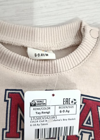 Bebek Erkek Mavi Streetwear Takım - Görsel 3