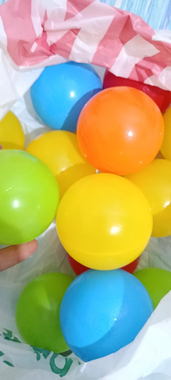 Renkli Oyun Topları Seti 70 tane - Görsel 2