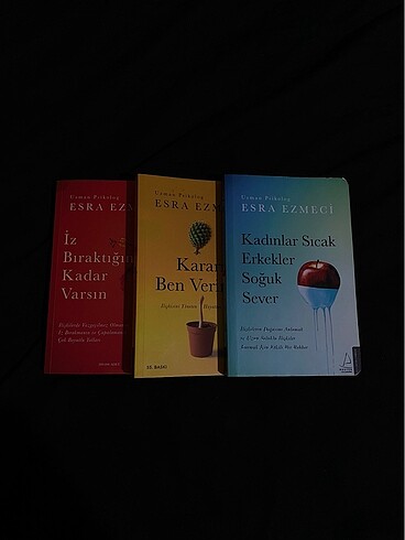 ESRA EZMECİ KİTAP 3lü