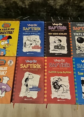 8 adet kitap