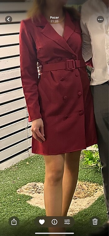 Blazer ceket elbise