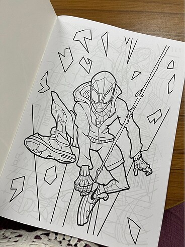  Beden Spiderman Boyama Kitabı Seti