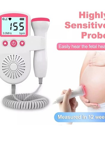 Gebelik için Ultrasonik Bebek Kalp Atış Monitörü - Görsel 3