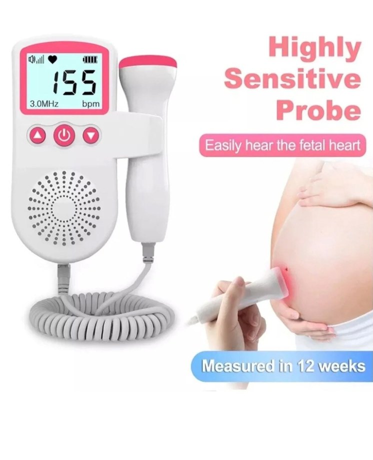 Gebelik için Ultrasonik Bebek Kalp Atış Monitörü - Görsel 3