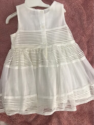 12-18 Ay Beden beyaz Renk H&M elbise 12/18 ay