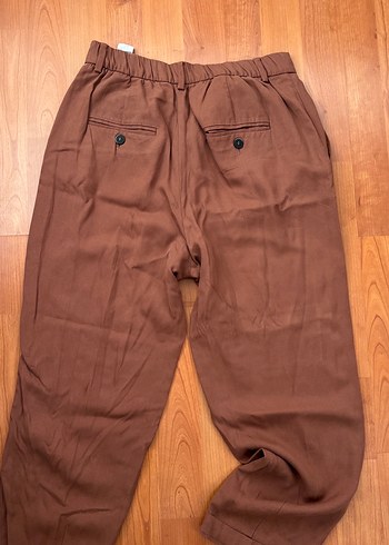 Rahat Kesim Keten Kadın Pantolon - Görsel 6