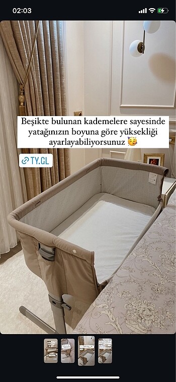  Beden Chicco beşik