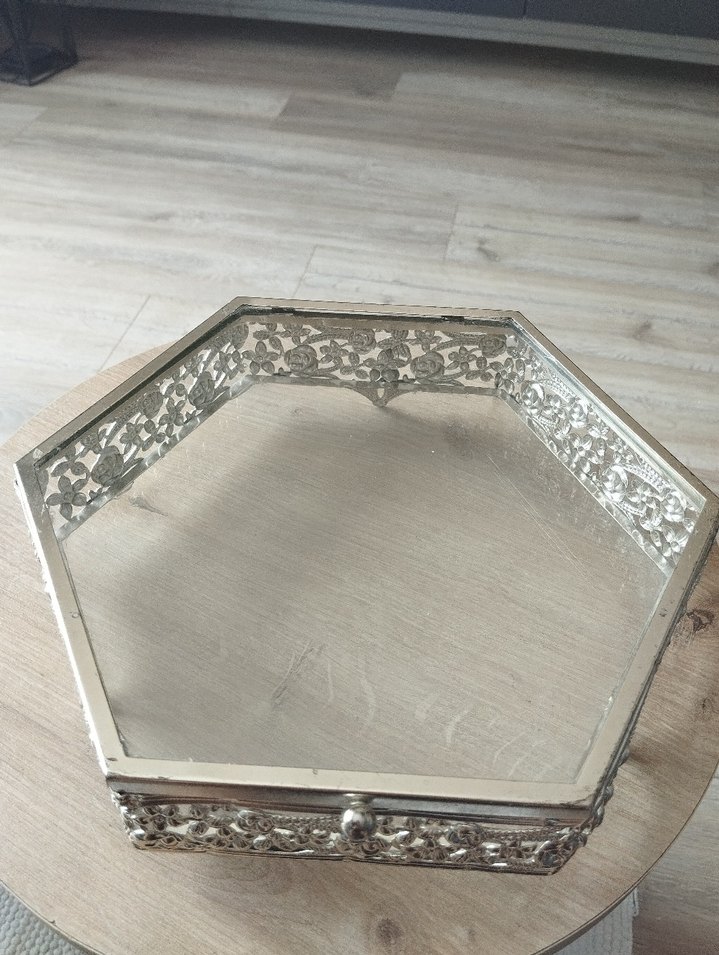 Gümüş kaplama nişan bohça kutusu - Görsel 5