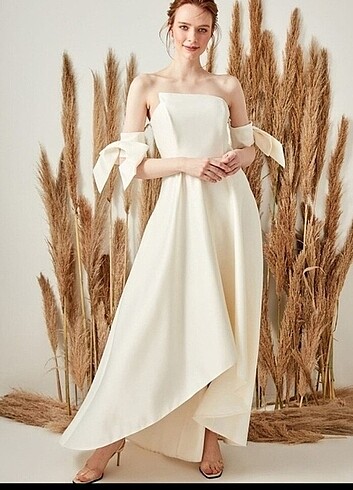 Sade gelinlik - Görsel 3