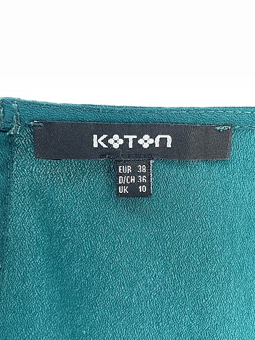 38 Beden yeşil Renk Koton Bluz %70 İndirimli.
