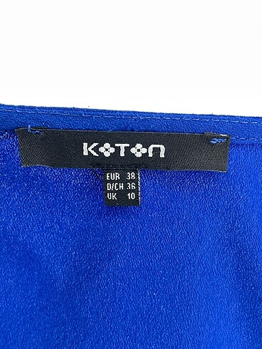 38 Beden mavi Renk Koton Bluz %70 İndirimli.