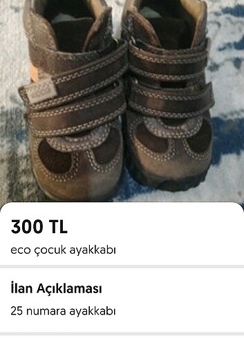 Eco cocuk ayakkabı