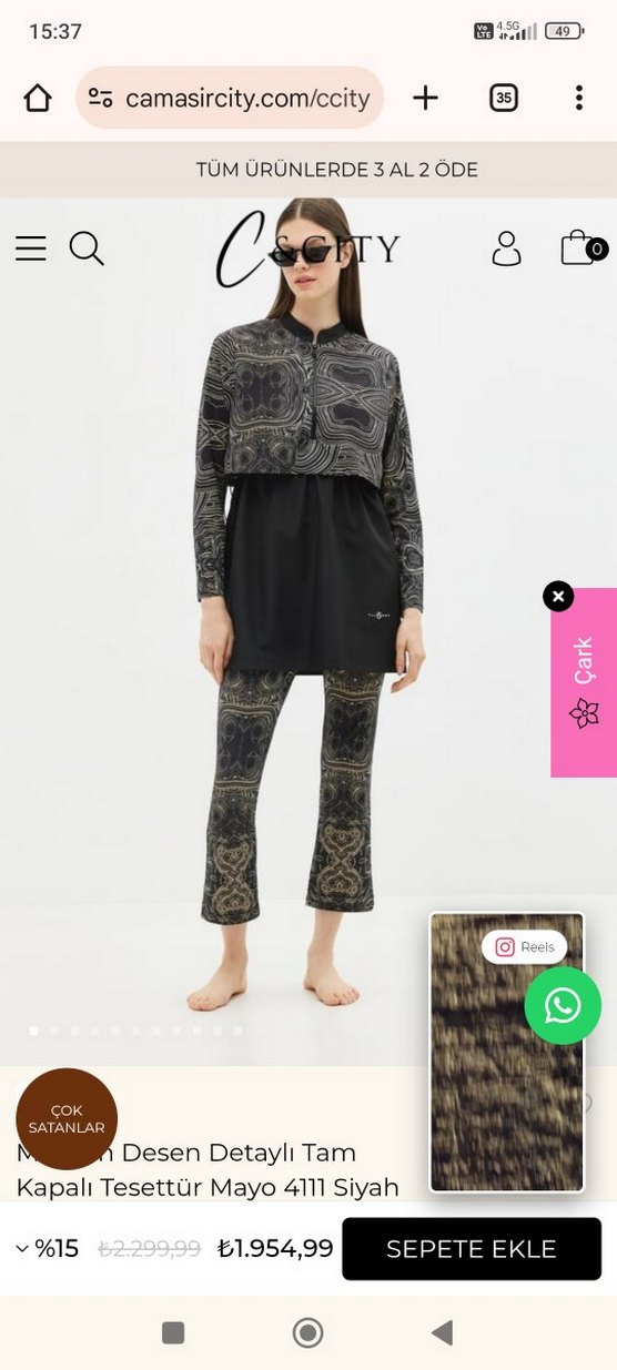 haşema,kadın mayo,kadın haşema,kapalı mayo - Görsel 5