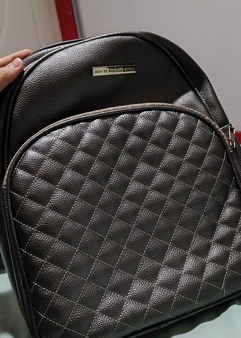 deri sırt çantası,sırt çantası,Gold çanta, kapitone çanta, çanta - Görsel 4