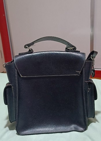 vintige çanta,kutu çanta,kadın çanta,deri çanta,tokalı çanta - Görsel 2