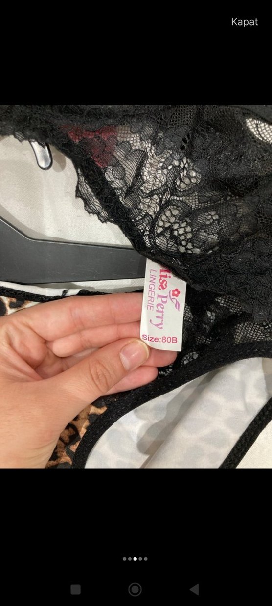 sütyen takım, leopar sütyen takım,bikini takım, külot takim - Görsel 3