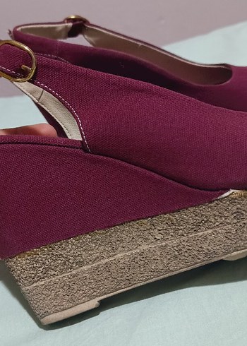 ayakkabı,dolgu topuk ayakkabı,Tommy ayakkabı, topuklu ayakkabı - Görsel 4