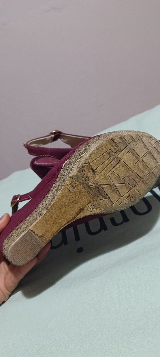 ayakkabı,dolgu topuk ayakkabı,Tommy ayakkabı, topuklu ayakkabı - Görsel 3