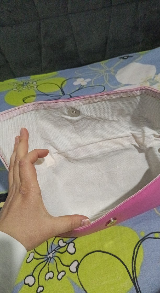 clucth çanta,pembe çanta,kadın çanta,deri çanta, portföy - Görsel 4