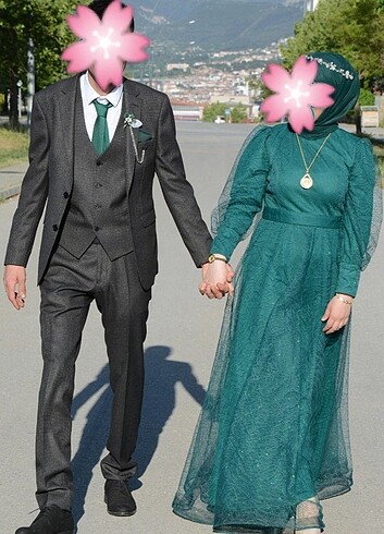 Abiye,tesettür abiye,nişanlık, tesettür elbise,kınalık, tesettür - Görsel 3