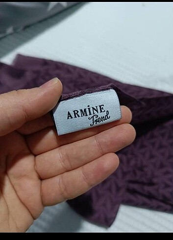 Armine Armine şal,jakarlı şal, tesettür şal,mor şal