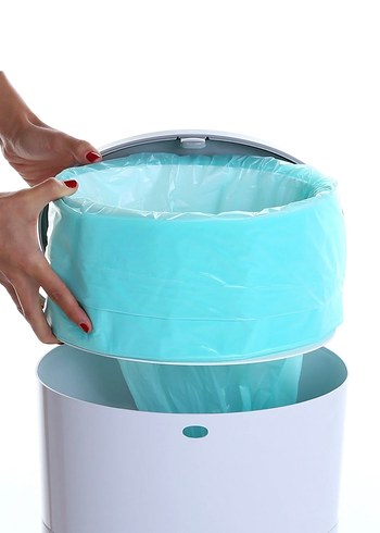 Korbell Bebek Bezi Çöp Kovası ve Poşet Seti - Görsel 3