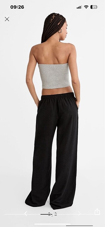 m Beden Stradivarius Keten Pantolon