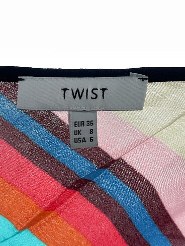 36 Beden çeşitli Renk Twist Uzun Elbise %70 İndirimli.