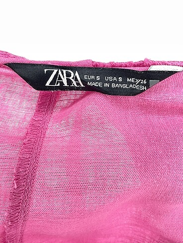 s Beden pembe Renk Zara Kısa Elbise %70 İndirimli.
