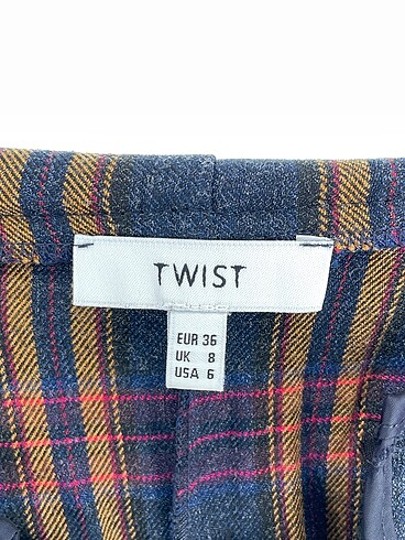 36 Beden çeşitli Renk Twist Kumaş Pantolon %70 İndirimli.