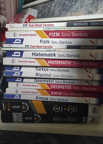 Üniversite hazırlık test kitapları