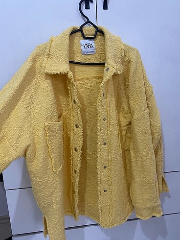 Zara Zara sarı gömlek ceket