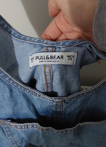 Pull and Bear Kot salopet elbise