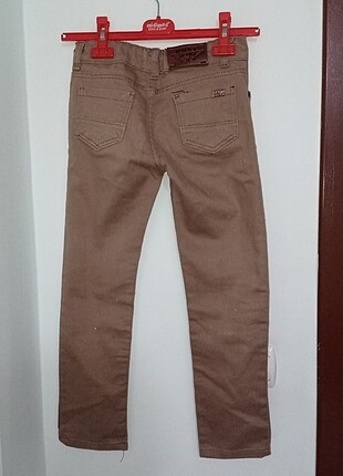8 Yaş Beden Erkek çocuk kahverengi-ten rengi tonlarında pantolonlar