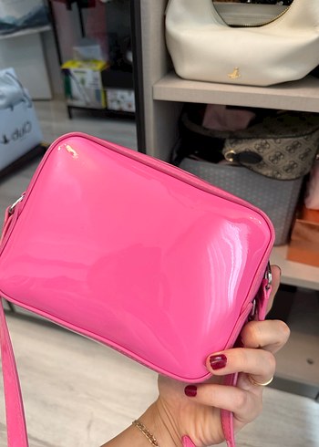 Tommy Hilfiger Ayarlanabilir Pembe Omuz Çantası - Görsel 5