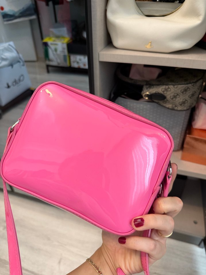 Tommy Hilfiger Ayarlanabilir Pembe Omuz Çantası - Görsel 5