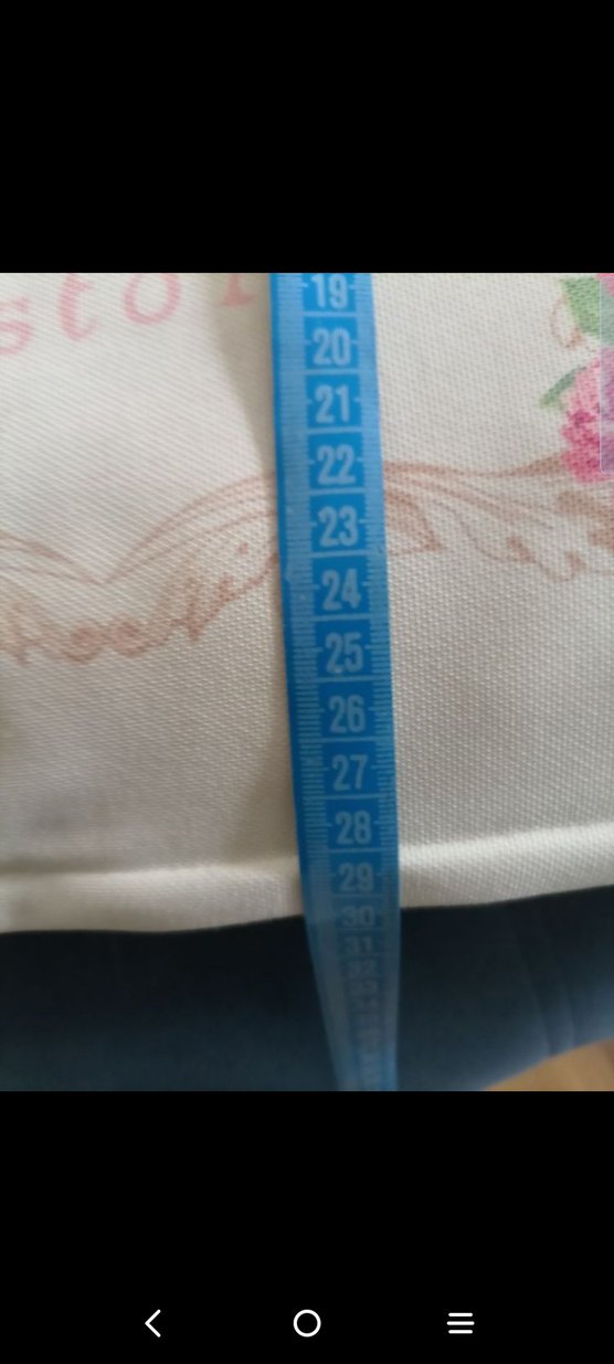 Vintage Baskılı Bej kırlent - Görsel 4