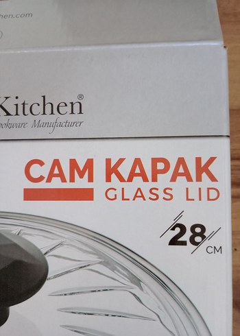 Diğer 28 cm Cam Kapak - LaurelKitchen