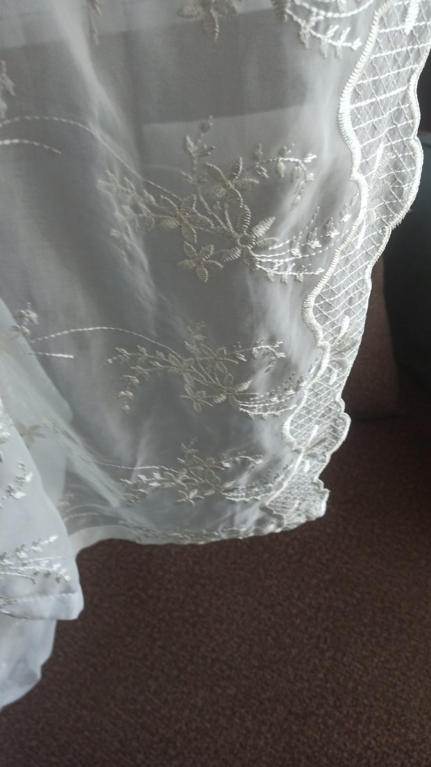 çiçek işlemeli perde 200*150 - Görsel 3