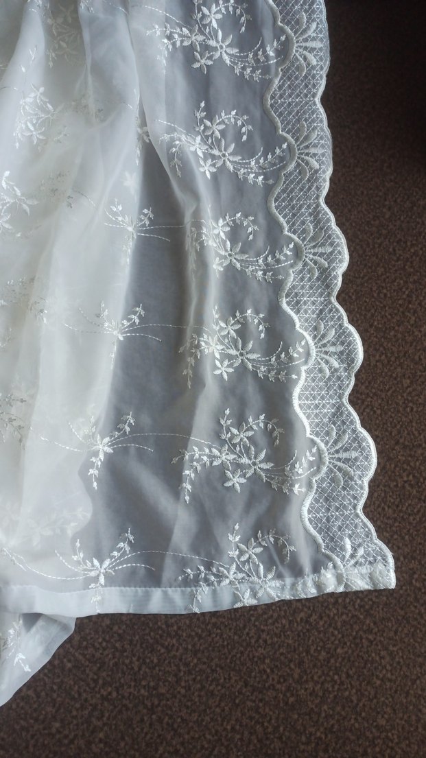 çiçek işlemeli perde 200*150 - Görsel 2